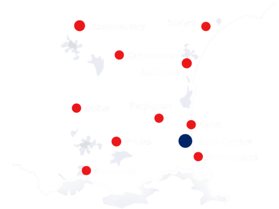 Carte des agences